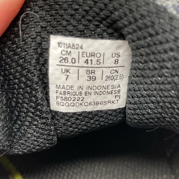 ASICS Gel Venture men’s size 8 trail running shoe grey & blue - Picture 3 of 13